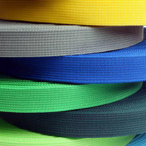 1 Zoll breit gestreifte gerillte Polypropylen/<span class=keywords><strong>PP</strong></span> Gurtband gestickte Hersteller Großhandel - Product Image 3