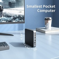 OEM de alto rendimiento Ram 16GB mini pc unidad de sistema ordenador Delgado PC Intel N5105 pequeño ordenador NUC mini portátil PC de oficina