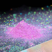 Pigment Caméléon Nouveau Nail Art Aurora MACA Mica Poudre de Paillettes Néon Iridescente Polarisée Décorations 0.8g Vente en Gros Usine