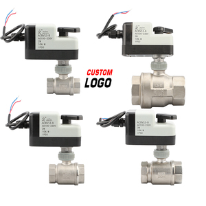 DC12V24V AC110V220V actionneur de vanne électrique à 2 voies vanne à boisseau sphérique motorisée en acier inoxydable vanne de contrôle de débit motorisée en laiton - Product Image 2