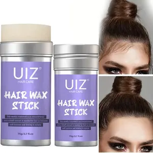 Private Label Long-Lasting Styling Hair Wax Stick Waterproof Strong Hold Smooth Frizziy Edge Control Wigs Wax Stick
