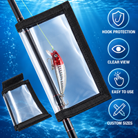 Étuis de protection transparents en PVC personnalisés pour leurres de pêche, hameçons et leurres, pour accessoires de canne à pêche