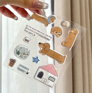 Feuilles d'autocollants en époxy personnalisées imperméables, design <span class=keywords><strong>de</strong></span> dessin animé, autocollants décoratifs en relief 3D - Product Image 3