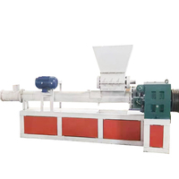 Nouvelle machine de granulation et de fabrication de granulés de plastique recyclé HDPE LLDPE PE à double vis pour moteur