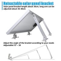 SOEASY Réglable 0-60 °   Système de support solaire inclinable pour panneaux photovoltaïques
