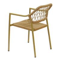Prix de gros Chaises en corde au design nordique moderne, Mobilier de patio extérieur, Fauteuil d'extérieur pour terrasse
