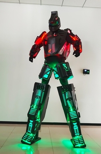 Disfraz de Robot LED para Adultos, Material de Seda/Algodón, para Espectáculos, <span class=keywords><strong>Flamenco</strong></span>, Ballet, Fiestas y Eventos, Éxito de Ventas Global - Product Image 5