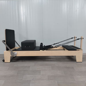 Mini Reformer Pilates Commercial pour Studio – Équipement d'Entraînement Fitness Durable et Réglable en Alliage d'Érable et d'Aluminium - Product Image 4