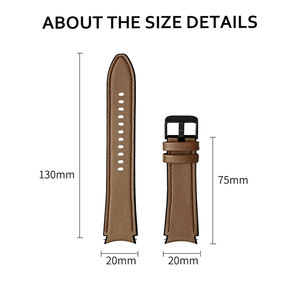 Lionorm Silicone + <span class=keywords><strong>Bracelet</strong></span> En Cuir Étanche 40mm 44mm Remplacement Correa pour <span class=keywords><strong>samsung</strong></span> <span class=keywords><strong>galaxy</strong></span> <span class=keywords><strong>Watch</strong></span> 7 Fe 6 4 Classic <span class=keywords><strong>5</strong></span> <span class=keywords><strong>Pro</strong></span> <span class=keywords><strong>Bracelet</strong></span> - Product Image 5