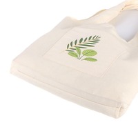 Sac bandoulière pliable personnalisé en toile vierge pour étudiants, avec logo imprimable, idéal pour la publicité créative transfrontalière