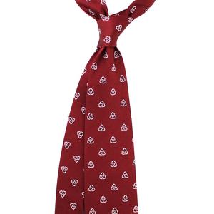 Haute qualité Chine gros hommes Zhejiang personnalisé cravate luxe blanc nuage <span class=keywords><strong>Repp</strong></span> 100% soie tissé hommes bordeaux cravate - Product Image 4