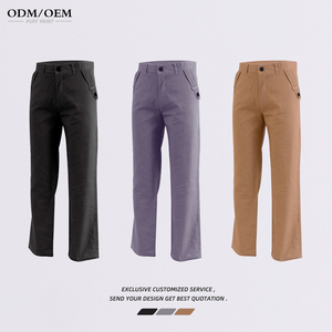 <span class=keywords><strong>Pantalones</strong></span> largos rectos ajustados informales <span class=keywords><strong>para</strong></span> <span class=keywords><strong>hombre</strong></span> Vestido formal <span class=keywords><strong>Pantalones</strong></span> de algodón de ocio Pantalon Cargo Pantalon - Product Image 1