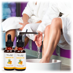 Huile de gingembre pure à 100 % pour la croissance des cheveux, hydratante et drainante pour le ventre, huile essentielle de gingembre de Chine, huile de gingembre OEM, marque privée - Product Image 5