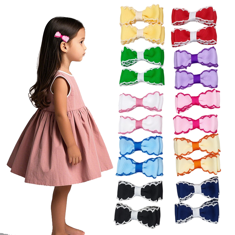 New Fashion Chiffon Fabric Hair Bow