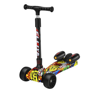 Patinete Plegable Ligero con Ruedas <span class=keywords><strong>de</strong></span> PU para Niños con Asiento Incluido, para Edades <span class=keywords><strong>de</strong></span> 5 a 12 Años, Deportes al Aire Libre, Popular, <span class=keywords><strong>de</strong></span> Empuje - Product Image 3