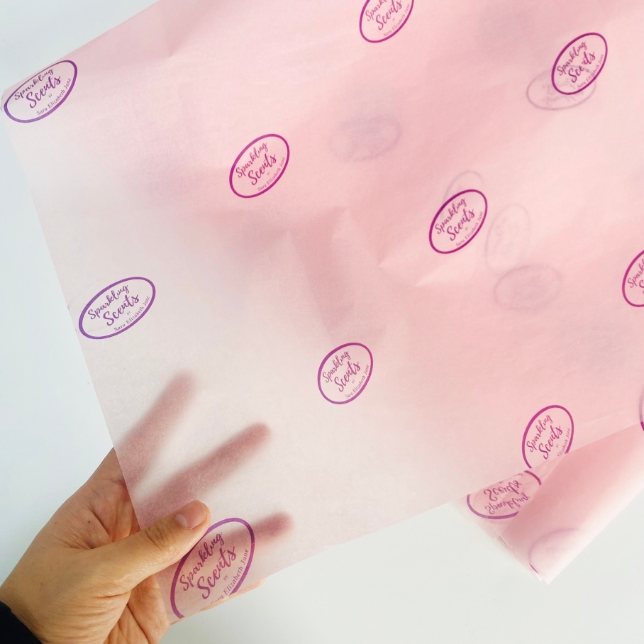 Custom Printed logo pink Gift Tissue Paper Clothes Shoes Wrapping Tissue Packing Wrapping /tissue Paper