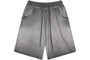 Shorts al por Mayor con Lavado Ácido, 100% Algodón Grueso, Cómodos para Gimnasio, Opciones de Impresión de Logotipo Personalizado, Shorts para Hombre - Product Image 3
