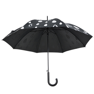 23 pulgadas de alta moda abierta de gotas de agua impresión paraguas recto - Product Image 2
