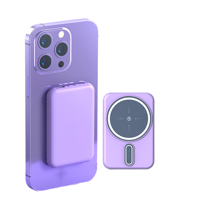 PowerBanks Portable Magnetic Charger 20W Magnetic Wireless Charging PD20W External Battery Fast Charging Power Bank 5000mah