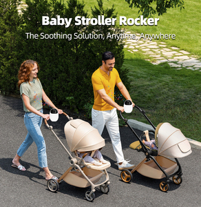 Baby Rocker Stroller Vibration Motor White Noise LED Light USB-C Rechargeable Infant Sleep Soother OEM - Product Image 4