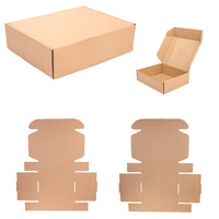 Boîte de livraison et d'emballage en carton ondulé, avec Logo personnalisé imprimé, pour courrier
