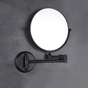 Гостиничное складное косметическое зеркало для ванной комнаты 3x увеличительное настенное двухстороннее зеркало для туалетного столика