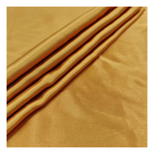 Tissu satiné tissé en polyester 100% biologique écologique 50D*75D 83 GSM 228T, résistant aux taches, séchage rapide, <span class=keywords><strong>l</strong></span>éger, uni, <span class=keywords><strong>pour</strong></span> robes - Product Image 3