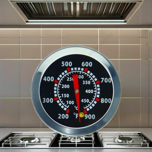 Vente en gros - Thermomètre de cuisson pour barbecue, fumoir à charbon et bois, jauge de température pour la cuisson de la viande - Product Image 5