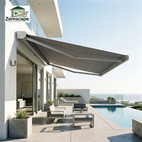 Auvent pliant d'extérieur rétractable, protection solaire pour patio, protection UV, imperméable, abri contre la pluie pour jardin, balcon, terrasse