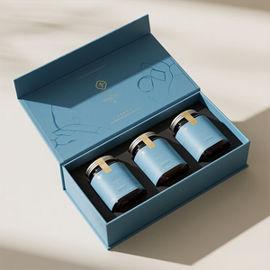 Boîte cadeau en papier de luxe magnétique personnalisée avec logo imprimé pour bouteille de <span class=keywords><strong>miel</strong></span>, pot d'huile d'olive, emballage vide pour aliments pour bébés <span class=keywords><strong>et</strong></span> boissons - Product Image 2