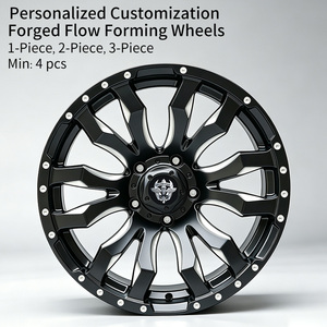 Jantes FLowtone 15 18 19 pouces pour voiture, jantes tout-terrain <span class=keywords><strong>4x4</strong></span> noires à clous, jantes en alliage tout-terrain pour Jeep Wrangler - Product Image 2
