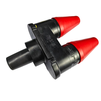 Coude isolé EPDM 200A pour raccordement traversant de transformateur de distribution submersible