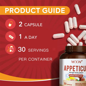 แคปซูลลดความอยากอาหาร WXW สารสกัดจากผลส้มแขก ยาลดน้ำหนัก สมุนไพรลดน้ำหนัก เผาผลาญไขมัน แคปซูลดีท็อกซ์ลดน้ำหนัก - Product Image 6
