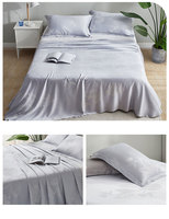 Parure de lit en drap de lyocell en bambou 300tc King Singles de luxe écologique housse de couette