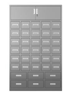 Botiquín de acero inoxidable ensamblado al por mayor para farmacia armario modular armario de banco - Product Image 3