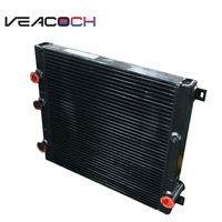 Intercambiador de Calor Industrial Personalizado de 220V, Totalmente de Aluminio, Refrigerado por Agua, para Piezas de Calentadores