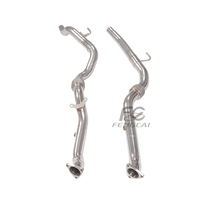 Tuyaux d'échappement haute performance pour Volkswagen Touareg 3.6L VR6 2007-2017, en acier inoxydable, pour améliorer la puissance