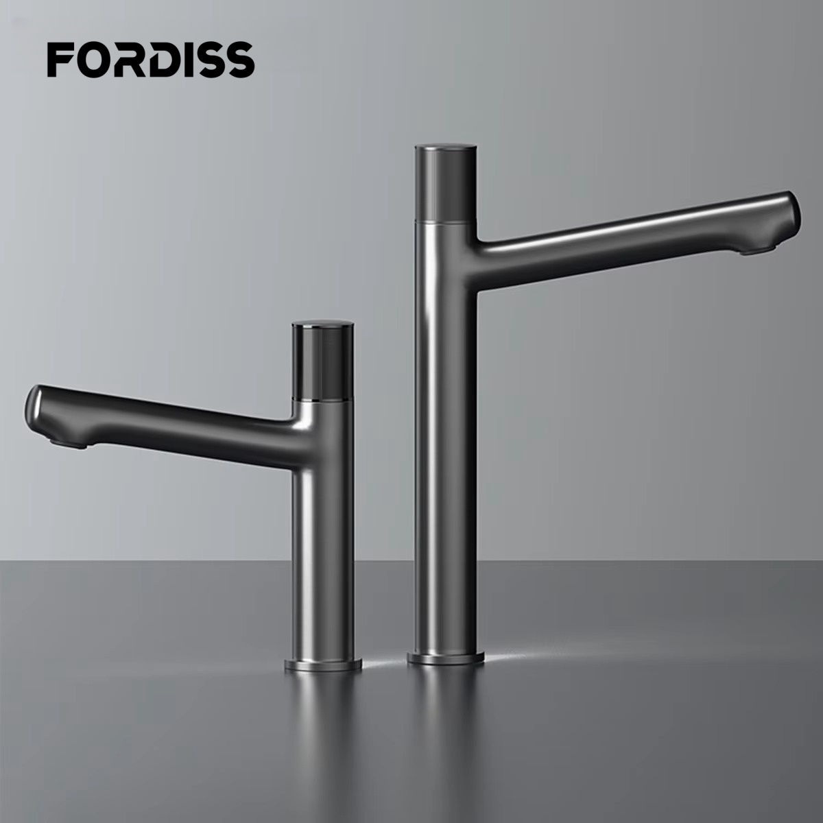 Factory Supplier Luxury Customizable Bathroom Copper Faucet Hot & Cold Mixer Bathroom Tap Rotary Switches