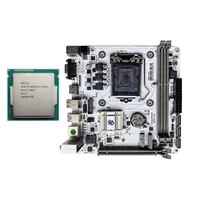 Motherboard B85-ITX Baru CPU Memori 120G/240G SSD Kit LGA1150 I3-4130 I5-4590 I7-4790 E3-1230V3 DDR3 RAM SATA 16GB Desktop untuk PC