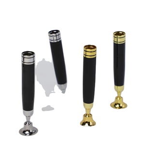 Accessoires de bureau, <span class=keywords><strong>porte</strong></span>-crayons de bureau, support de table <span class=keywords><strong>en</strong></span> or/argent, <span class=keywords><strong>porte</strong></span>-stylo rotatif <span class=keywords><strong>en</strong></span> <span class=keywords><strong>bois</strong></span>, <span class=keywords><strong>porte</strong></span>-stylo à ressort métallique - Product Image 1