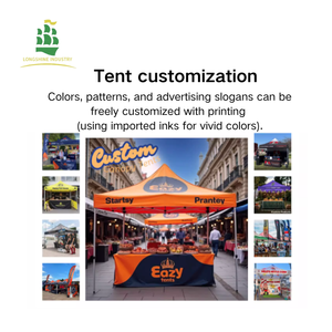 Рекламный тент-шатер с индивидуальной печатью LS |   Брендирование логотипов и полноцветная печать для выставок, ночных рынков и промоакций - Product Image 4