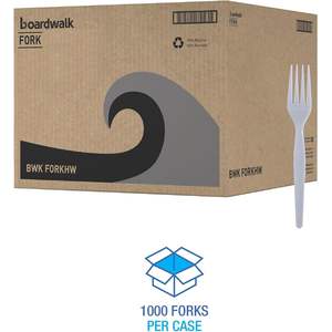 Tenedores Desechables de Poliestireno Biodegradable Resistentes, Blancos, para Fiestas, 1000 Unidades por Caja, para Hoteles - Product Image 6