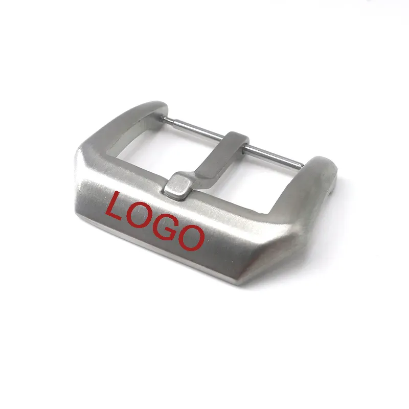 custom logo solid bronze 316l replacement 16mm 20mm 24mm 26mm watch strap stainless steel clasp watch buckle with hook