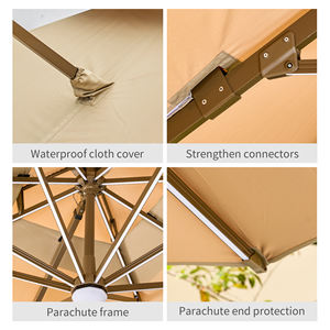 Restaurant Café Hôtel Luxe Jardin Patio Parapluie Extérieur Commercial Grand Parasol Grande Taille Jardin Parasol Soleil Plage Parapluie - Product Image 5