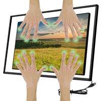 YINGTOUCH Vente chaude Kits d'écran tactile infrarouge interactif de type extérieur à capteur infrarouge de 15 pouces pour moniteur LCD