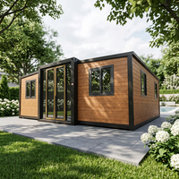 Casa Contenedor Expandible con Diseño Plegable de Doble Ala, Estructura de Acero Moderna, Garantía de 5 Años