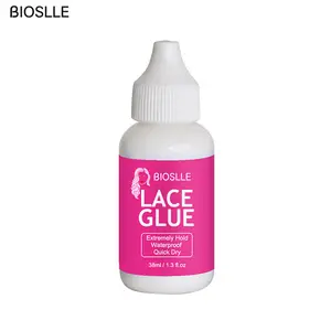 BIOSLLE Wholesales 38ml Extreme Hold Waterproof Lace Hair Wig Glue And Remover Adhesive Water Resistant Lace Glue
