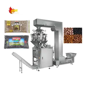 Snack sugar salt rice stand up ziplock bag Zipper Pouch Packing Machine chips coffee beans nuts candy doypack packing machine