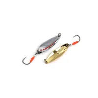 1 OUTKIT Mini leurre de pêche 2.5g3.5g cuillère métal leurres Spinnerbait Minnow petit poisson simple crochet gabarit flux truite appâts Pesca chaud