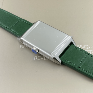 Rectangular Hand-Wound Mechanical Watch with Small Second Dial Calfskin Strap Polished Steel Case for Men Business and Casual - Product Image 3